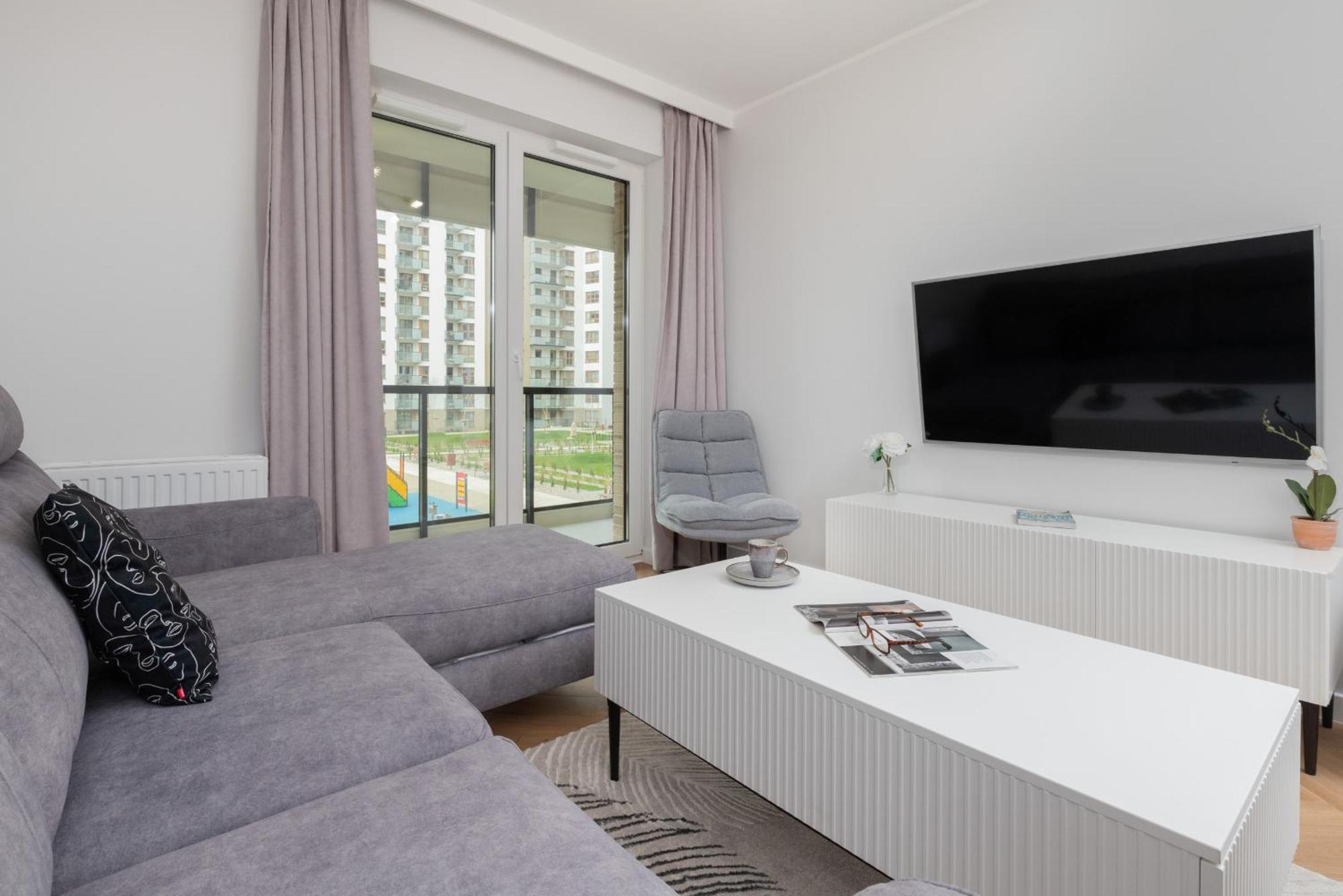 Nowa Letnica Comfortable Apartments With Balcony & Parking Gdansk By Noclegi Renters Exterior photo