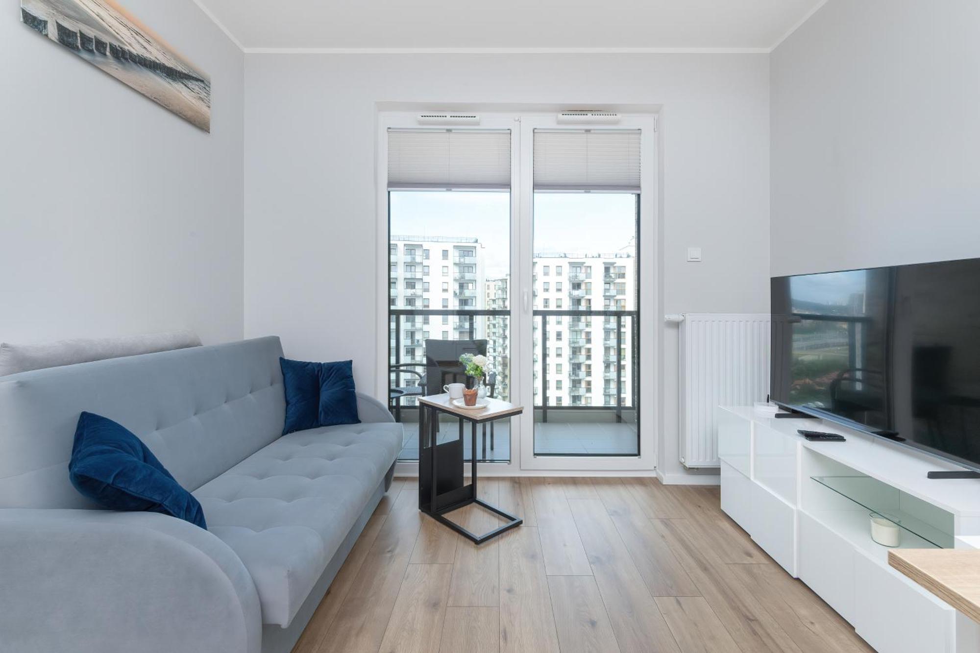 Nowa Letnica Comfortable Apartments With Balcony & Parking Gdansk By Noclegi Renters Exterior photo